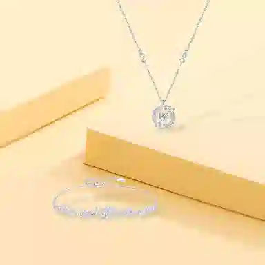 【纯银999 | 羽你相伴】 凤祥囍事 老凤祥 小众设计经典百搭高级感学生日常精致轻奢通勤约会温柔气质可调节锁骨链 足银 项链 女款
