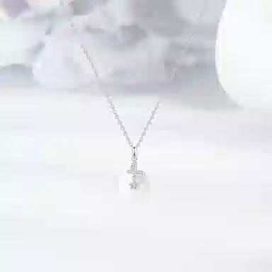 【999足银 】 凤祥囍事 老凤祥蝴蝶平安扣时尚小众新中式复古风清冷高级设计极简百搭显气质优雅锁骨链 #好运 玉髓 项链 女款