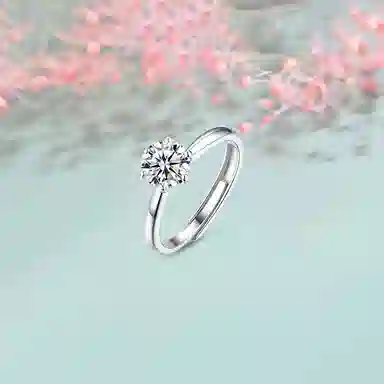 【S999纯银|一克拉莫桑钻】 凤祥囍事 老凤祥 浪漫梦幻璀璨灵动森系精致素圈小众高级感设计锁骨链学生日常通勤约会百搭 足银 项链 女款