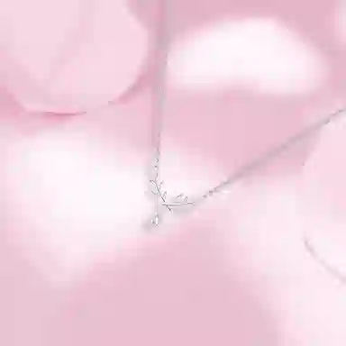 【纯银999 | 穗穗平安】 凤祥囍事 老凤祥 小众设计高级感经典百搭简约学生日常精致轻奢通勤约会温柔气质可调节锁骨链 锆石 项链 女款