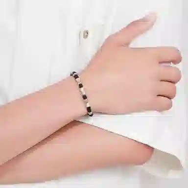 中国珠宝 三节开泰手饰 节节高升 复古国潮新中式 潮流百搭手工编织绳 小众简约轻奢大牌 单人手绳奢品 足银 手链 男款