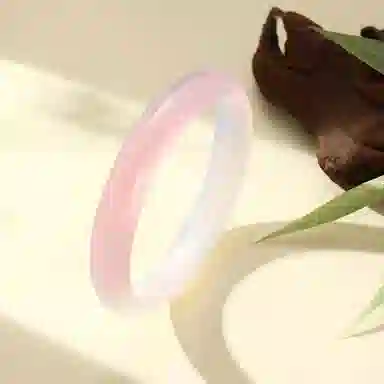 中国珠宝 樱花粉手饰 温润如玉 落落大方 如诗如画 浑然天成 遇见最美好的你 玉髓 手镯 女款