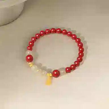 周六福 银葫芦#好运小众气质 朱砂 手串 女款