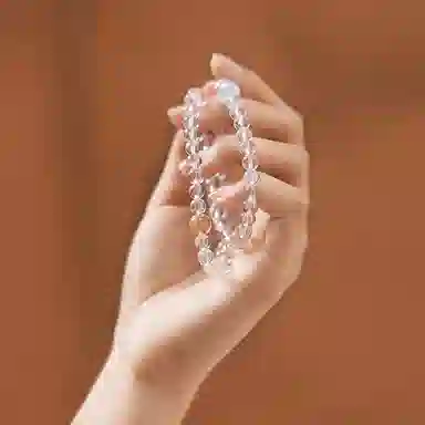 周六福 好运多宝天然 多色水晶 手串 女款