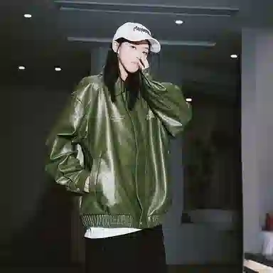 PAL ONGACO PU Leather Jacket