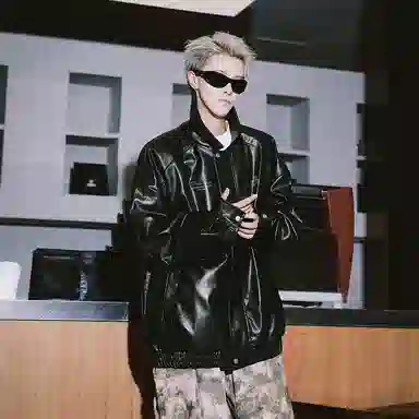 PAL ONGACO PU Leather Jacket