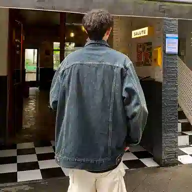 PAL ONGACO Denim Jacket Black