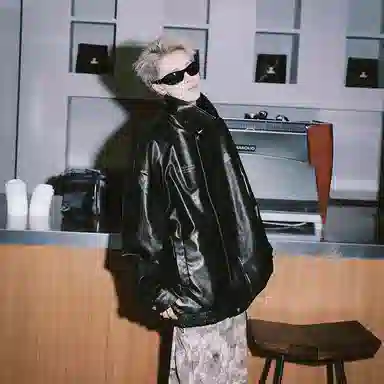 PAL ONGACO PU Leather Jacket