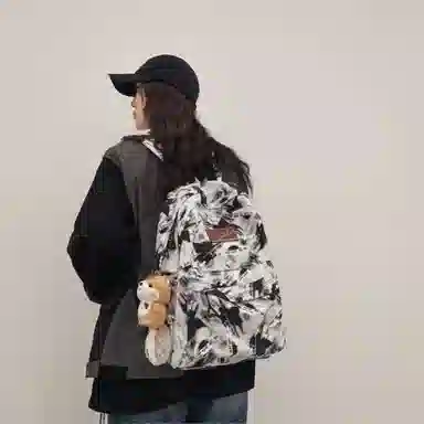 PAIBLOKS Nylon Backpack Grey