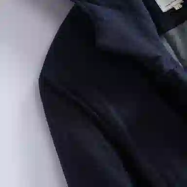 玄笙 纯色中长款连帽棉服 男款