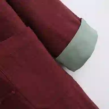 玄笙 中国风唐装双面穿中长款风衣 男款