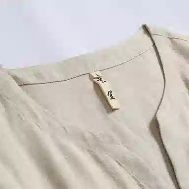 玄笙 圆领休闲宽松透气薄款短袖衬衫 男款