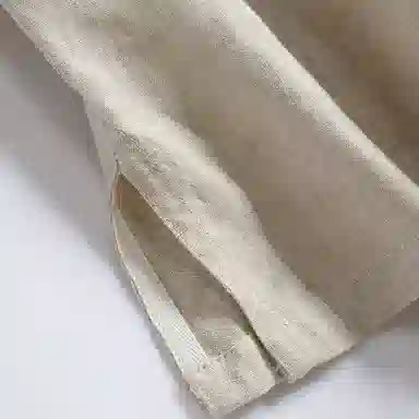玄笙 圆领休闲宽松透气薄款短袖衬衫 男款