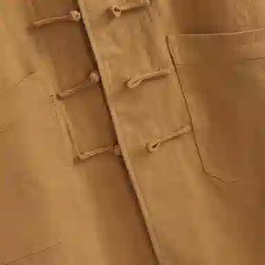 玄笙 中国风唐装双面穿中长款风衣 男款