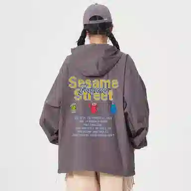 Sesame Street Retro Cartoon UV Jacket