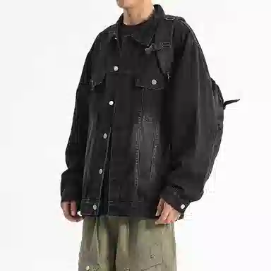 MGXEK Denim Jacket Black