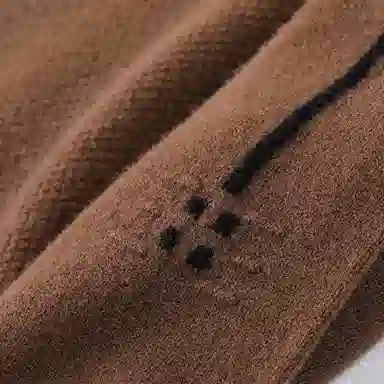 恒源祥 宽松纯色适中半高领长袖针织衫 女款