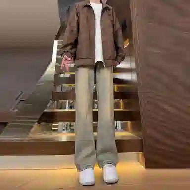 UPXIW Vintage Denim Pants