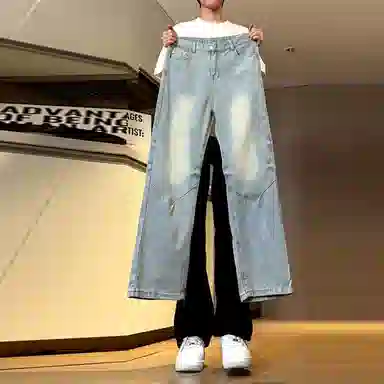 UPXIW Vintage Denim Jeans