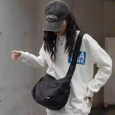 Tonlion Nylon Tote Bag Black