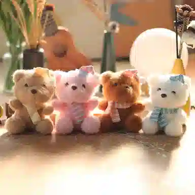 零界 可爱治愈系熊熊玩偶 毛绒 挂件 男女同款情侣款