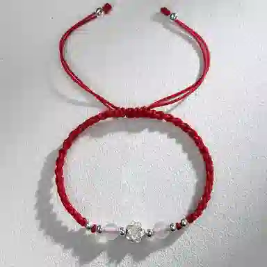 【好运莲莲】 零界 新中式国风轻奢高级感转运本命年开运手工编绳手绳事事如意 琉璃 手链 男女同款情侣款