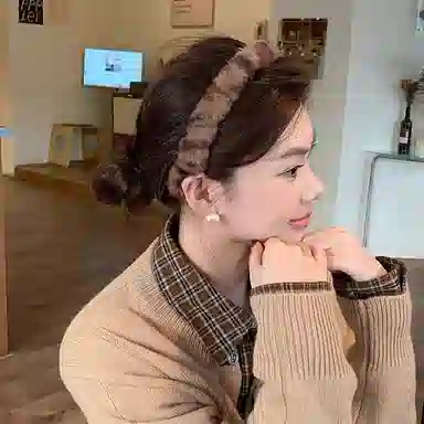 零界 经典百搭 毛绒 发箍 女款