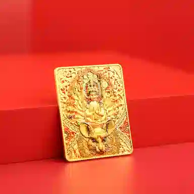 【正财偏财滚滚来】 零界 诸事顺利 新中式国潮复古唐卡 光速上岸#好运 合金 挂件 男女同款情侣款