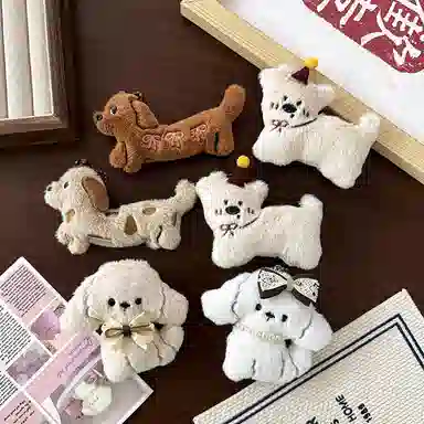 【迷你腊肠小狗】 零界 创意车挂 卡通公仔小众书包背包包挂饰 毛绒 挂件 男女同款情侣款