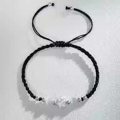 【好运莲莲】 零界 新中式国风轻奢高级感转运本命年开运手工编绳手绳事事如意 琉璃 手链 男女同款情侣款