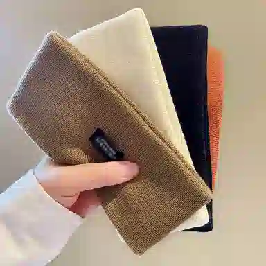 零界 针织弹力 休闲运动宽边洗脸专用 布艺 发带 女款