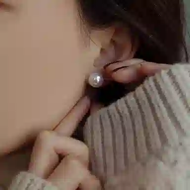 【珍珠耳钉套装】 零界 韩版珍珠耳饰公主森系气质简约百搭高级感 塑料 耳钉 男女同款情侣款