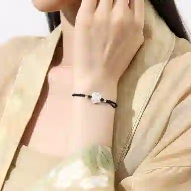 【好运莲莲】 零界 新中式国风轻奢高级感转运本命年开运手工编绳手绳事事如意 琉璃 手链 男女同款情侣款