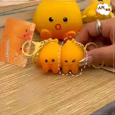 零界 磁吸小火人 创意卡通火苗  不离不弃可爱高颜值书包饰品 亚克力 挂件 男女同款情侣款