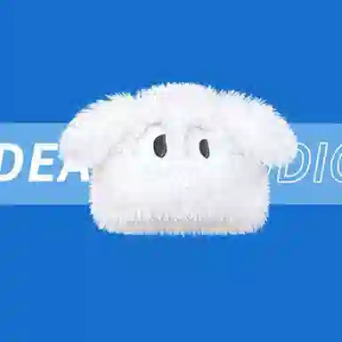 【入秋必备】 零界 可爱呆萌大眼狗超萌加厚毛绒针织帽 秋冬保暖护耳自拍道具大头围显脸小 聚酯纤维 绒线帽 男女同款情侣款