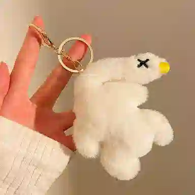 零界 萌趣烤大鹅烤鸭升级款卡通治愈创意手机绳包包挂饰行李箱卡通玩偶#好运 毛绒 挂件 男女同款情侣款