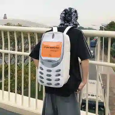 KINMAC Backpack White/Black