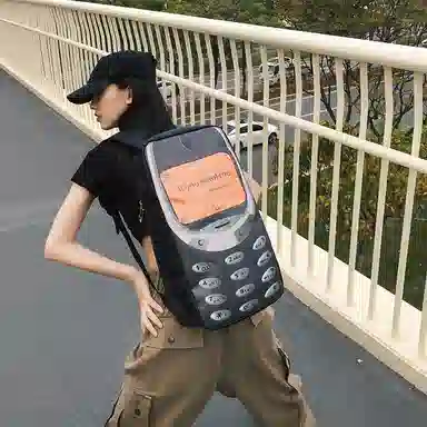 KINMAC Backpack White/Black