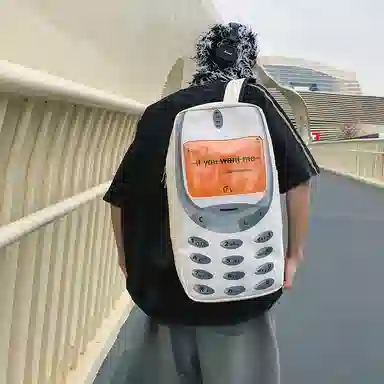 KINMAC Backpack White/Black