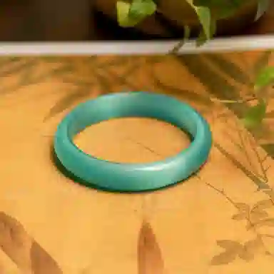 静范 紫罗兰复古贵妃招财国潮古风汉服旗袍冷淡风温婉水润显白素雅气质优雅 琉璃 玉石手镯 女款
