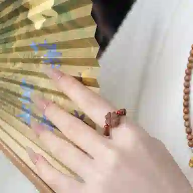 静范 静范木作小巧便捷通用精致 檀木 戒指 男女同款情侣款