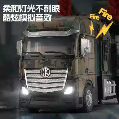 卡威 合金军事导弹车 可发射火箭车 汽车玩具 成品模型