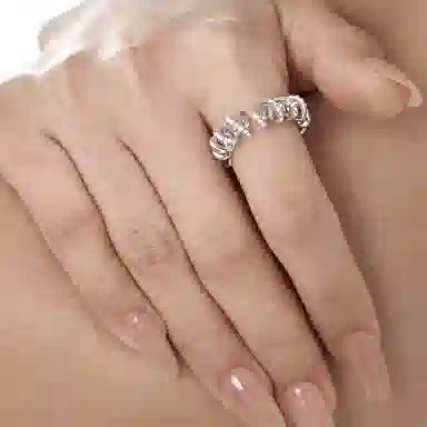 BOONEE Maze Series Cream Roll Ring