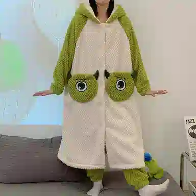 欧诗帛 加厚保暖舒适家居睡衣套装 女款 图片色