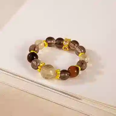 【精选TOP1】 金六福吉祥 金曜星轨新中式国潮风精致简约精美小众设计日常通勤显白百搭优选#好运天然 黄水晶 戒指 男女同款情侣款