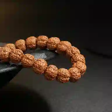 木盛缘 【树王爆肉  护身符】五瓣双龙木饰转运考试考研考公上岸文玩#好运 金刚菩提 手串 男女同款情侣款