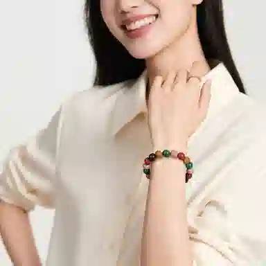 木盛缘 【五行合香照见自我】中式古风五行草木中药古法自制手工药香念珠疏肝解郁提神醒脑情绪稳定好运 合香珠 木作手串 男女同款情侣款