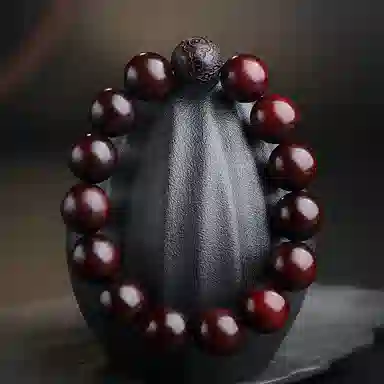 木盛缘 高油高密佛珠 小叶紫檀 手串 男女同款情侣款