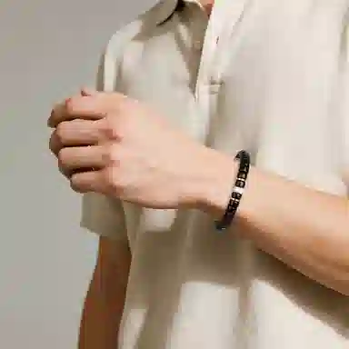 木盛缘 【心心相依】#好运上上签药片珠新中式长长久久 椰蒂 菩提闺蜜手链手串 男女同款情侣款