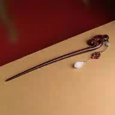 木盛缘 复古古风 木作 簪子 男女同款情侣款 血檀